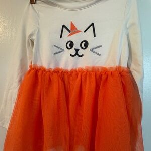 Cat & Jack Orange and White Halloween Costume